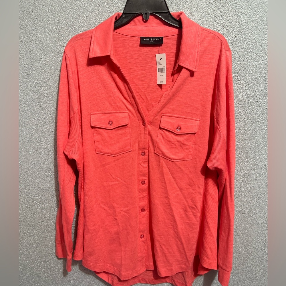 NWT Lane Bryant Button up top size 18/20